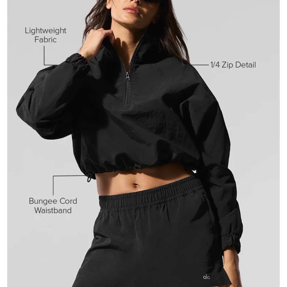 Alo Yoga Alumni 1/4 Zip Pullover